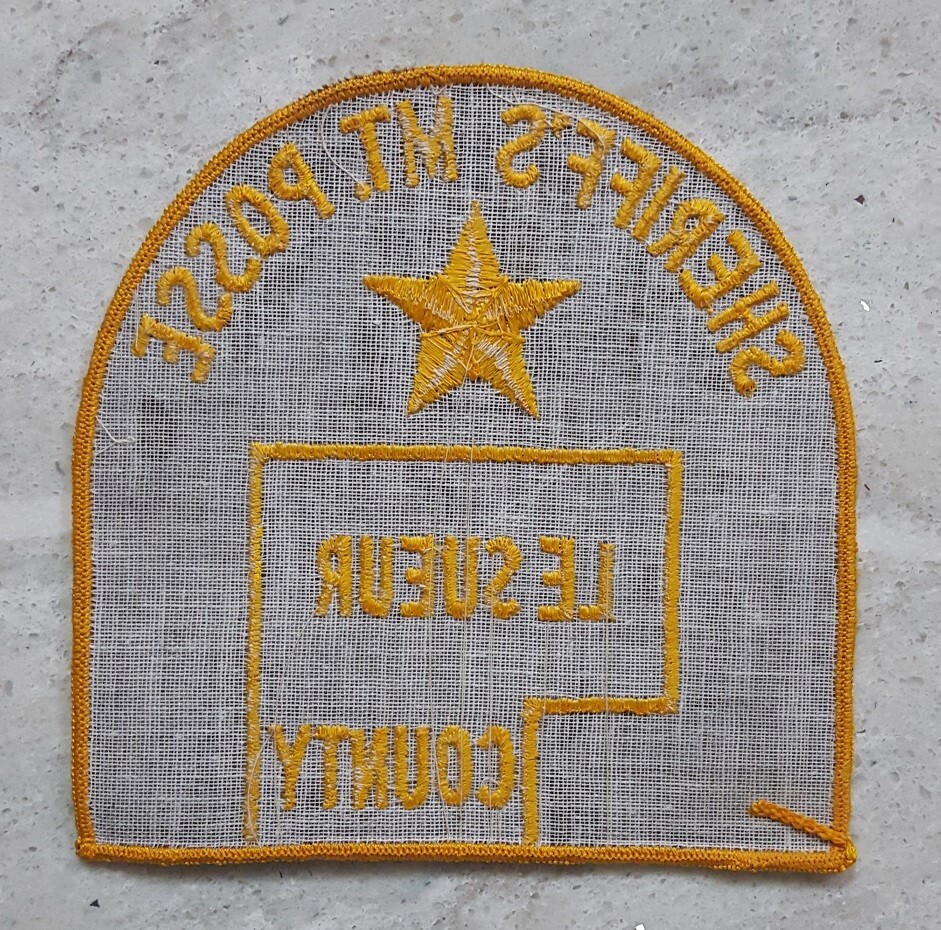 Le Sueur County Minnesota Sheriff Mounted Posse Police patch, new