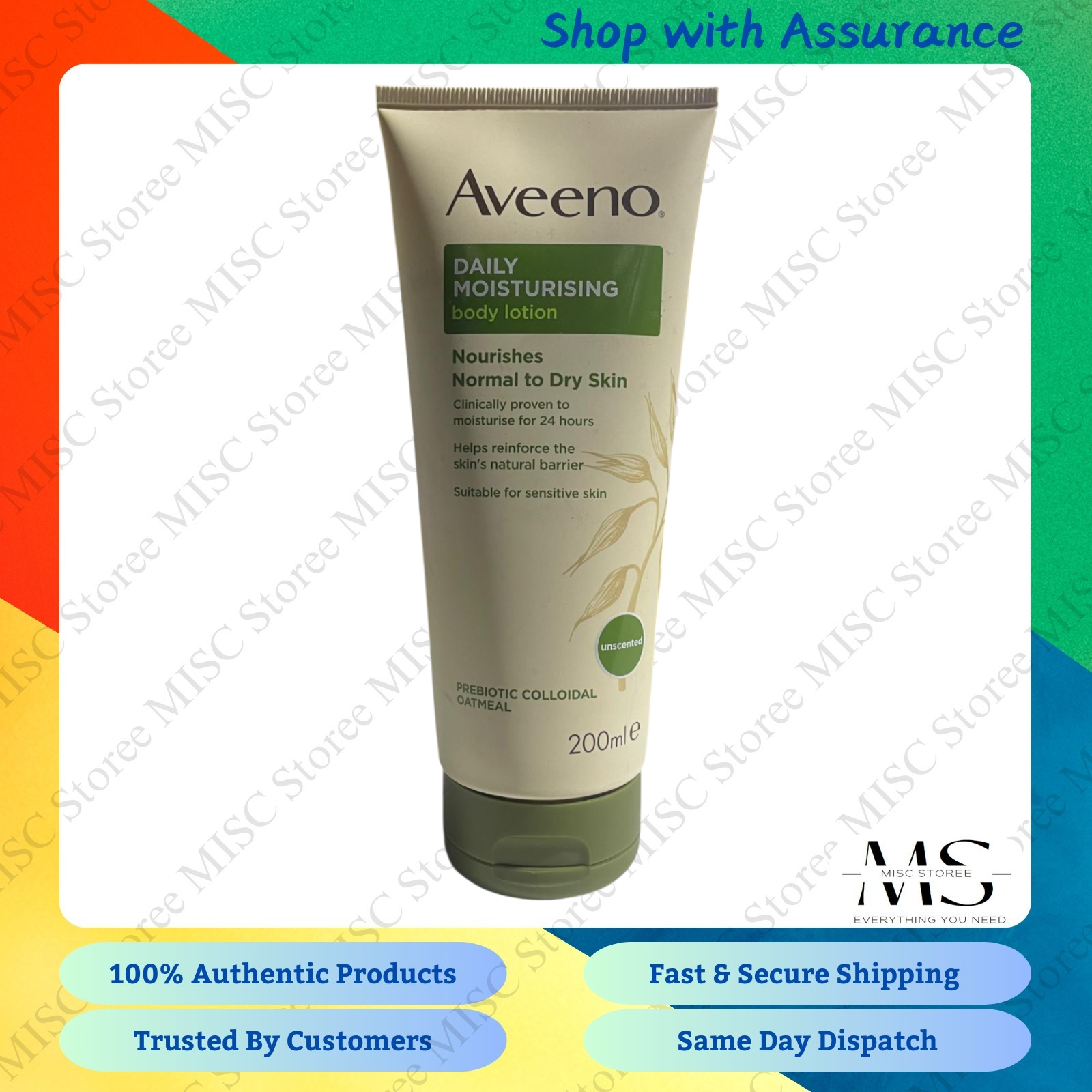 Aveeno Daily Moisturizing Body Lotion 200Ml - Image 4
