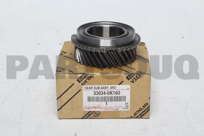 330340K160 Genuine Toyota GEAR SUB-ASSY, 3RD 33034-0K160 | eBay