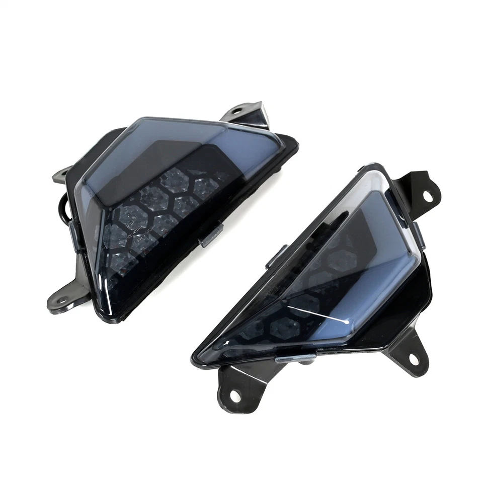 Front LED Turn Signal Lights Indicator for KAWASAKI NINJA ZX6R 400 300 650 250 - Image 3 of 4