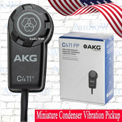 Akg Acoustics C 411 Pp Condenser Pickup Microphone With Standard Xlr For Phantom (885038006251)