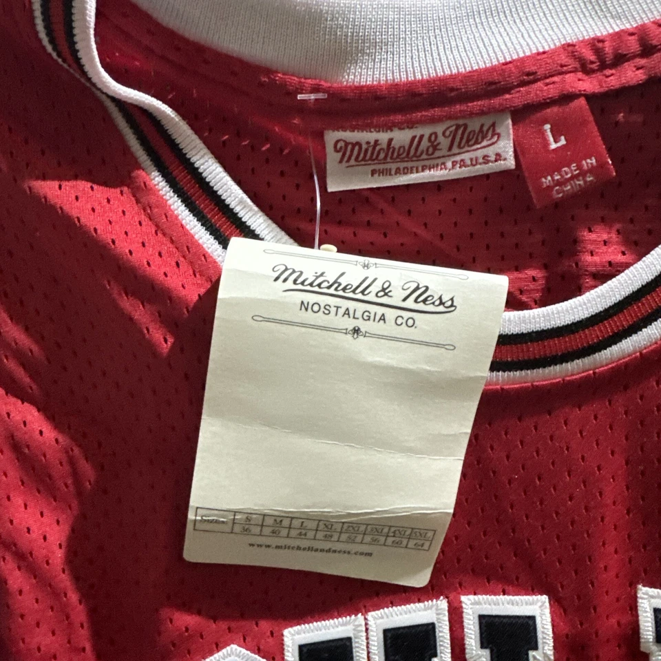 Auténtica camiseta de baloncesto vintage Adidas Chicago Bulls Michael Jordan #45 Foto 3 de 4