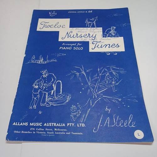 Twelve Nursery Tunes  Piano Solos Allans Sheet Music