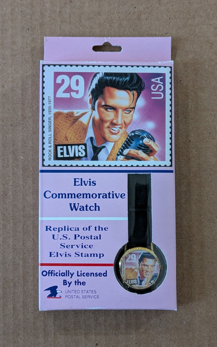 Elvis 1993 Commemorative Stamp Women\'s Watch Elvis Presley USPS Commemorative Stamp Watch Vintage 1993  main image 3