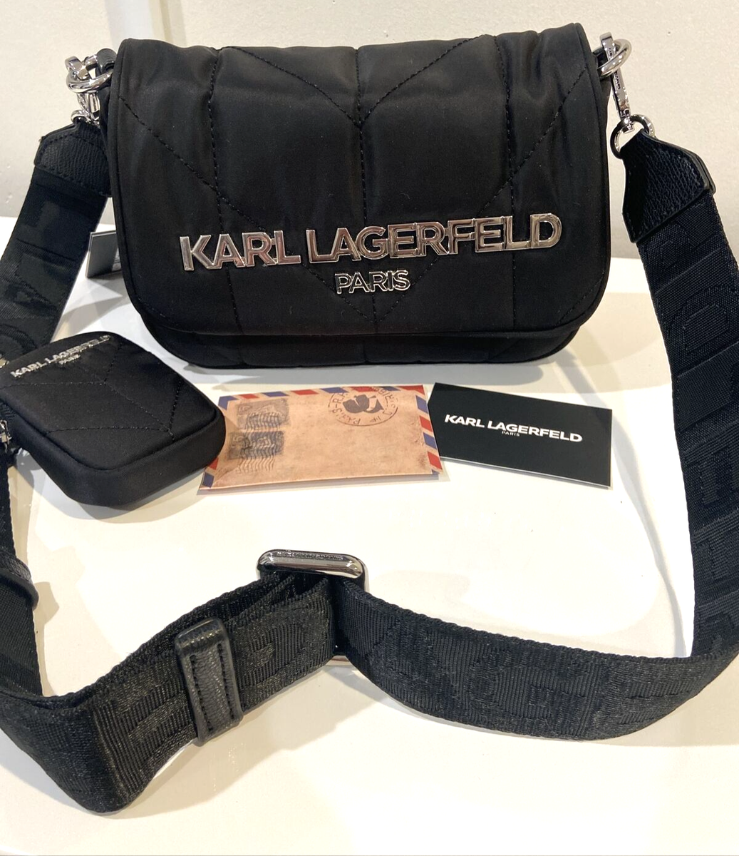 KARL LAGERFELD Paris Voyage Sling Backpack Black - LARGE KARL LAGERFELD Paris Voyage Sling Backpack Black - LARGE main image 2