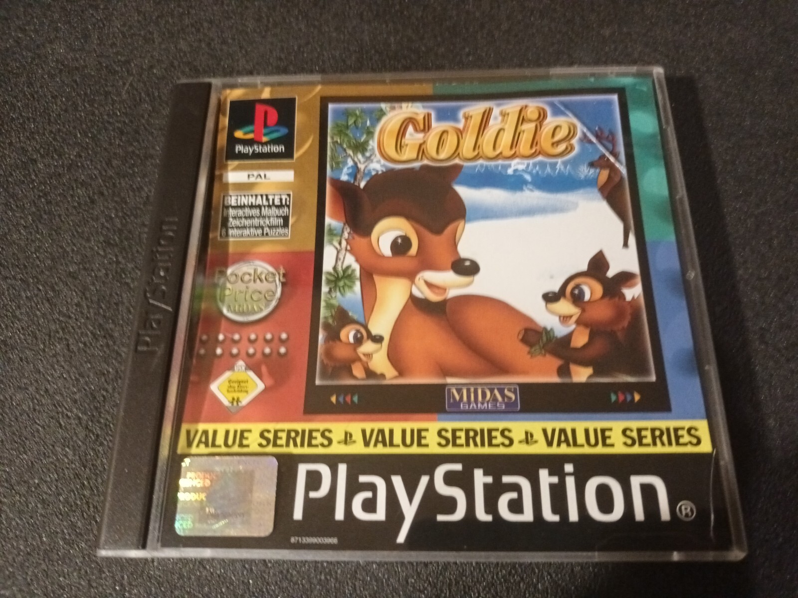 PS1 Playstation 1 PAL goldie