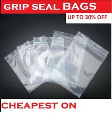  GRIP  LOCK SEAL SMALL RE-SEALABLE  PLASTIC BAGS  COIN  JEWELLERY   [ ALL SIZE ]