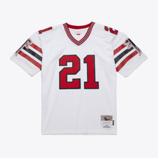 NWT #21 Men's Deion Sanders White 1989 Legacy Replica All Stitched Jersey