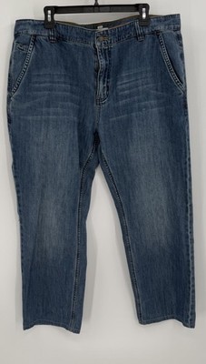 Carbon 2 Cobalt Elemental Jeans Mens 40x28 Blue Straight Fit Denim 125084