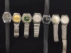 RARE Lot of 7 Vintage Seiko Men's Automatic Watches Working Bundle Lot