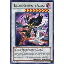 * BLACKWING - SILVERWIND THE ASCENDANT * 1ST EDITION RARE DP11-EN015 (HP) YUGIOH
