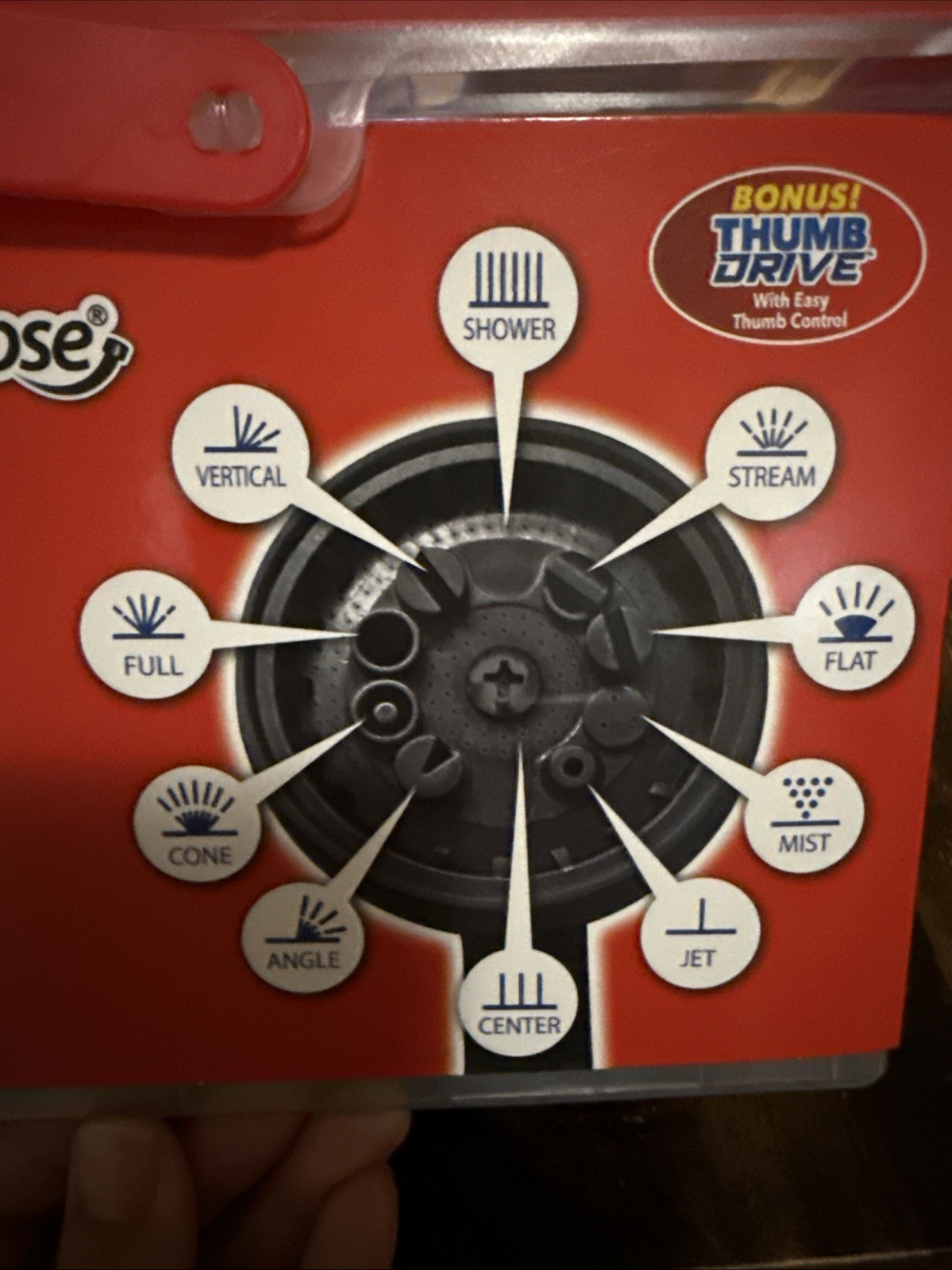 Pocket Hose Copper Bullet Expandable Garden Hose 50 FT Thumb Spray Nozzle 3/4"