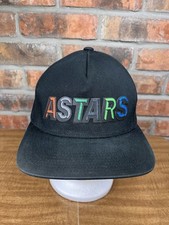 Alpine Stars Embroidered Logo Black SnapBack Hat Motocross MX Motorcycle Safety