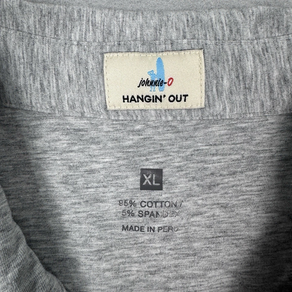 Texas A&M Aggies Johnnie O Hangin Out Polo Shirt Mens XL Gray Golf Casual Travel - Image 3 of 4