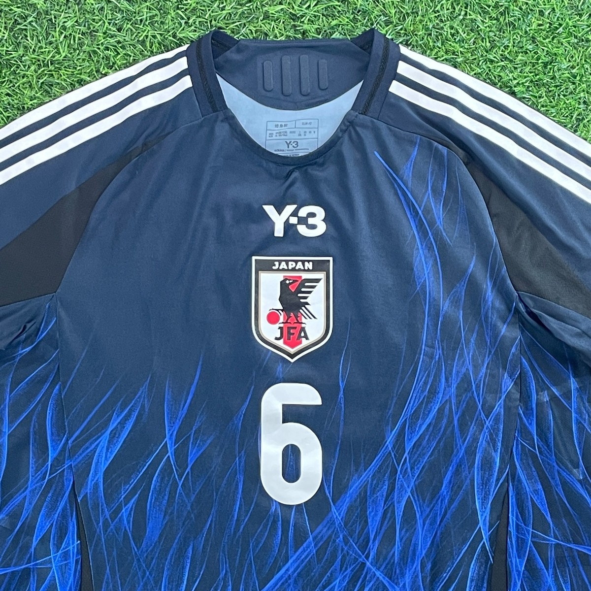 サッカー日本代表ユニフォーム Y-3 サッカーシャツ ENDO 6 Japan 2024 Official Y-3 Jersey Shirt Kit – Player Issue – Wataru