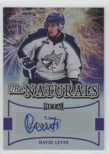 2015 Leaf Metal The Naturals Purple Prismatic 4/10 David Levin #TN-DL1 Auto xp6