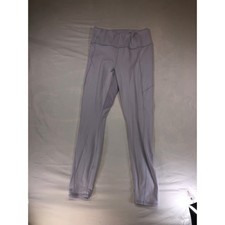 Fabletics PureLuxe High Waisted Lavender Purple Leggings with Pockets Small