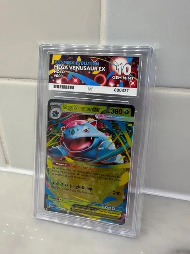 Pokemon TCG Mega Venusaur EX 003 - Mega Evolution - ACE 10 Gem Mint