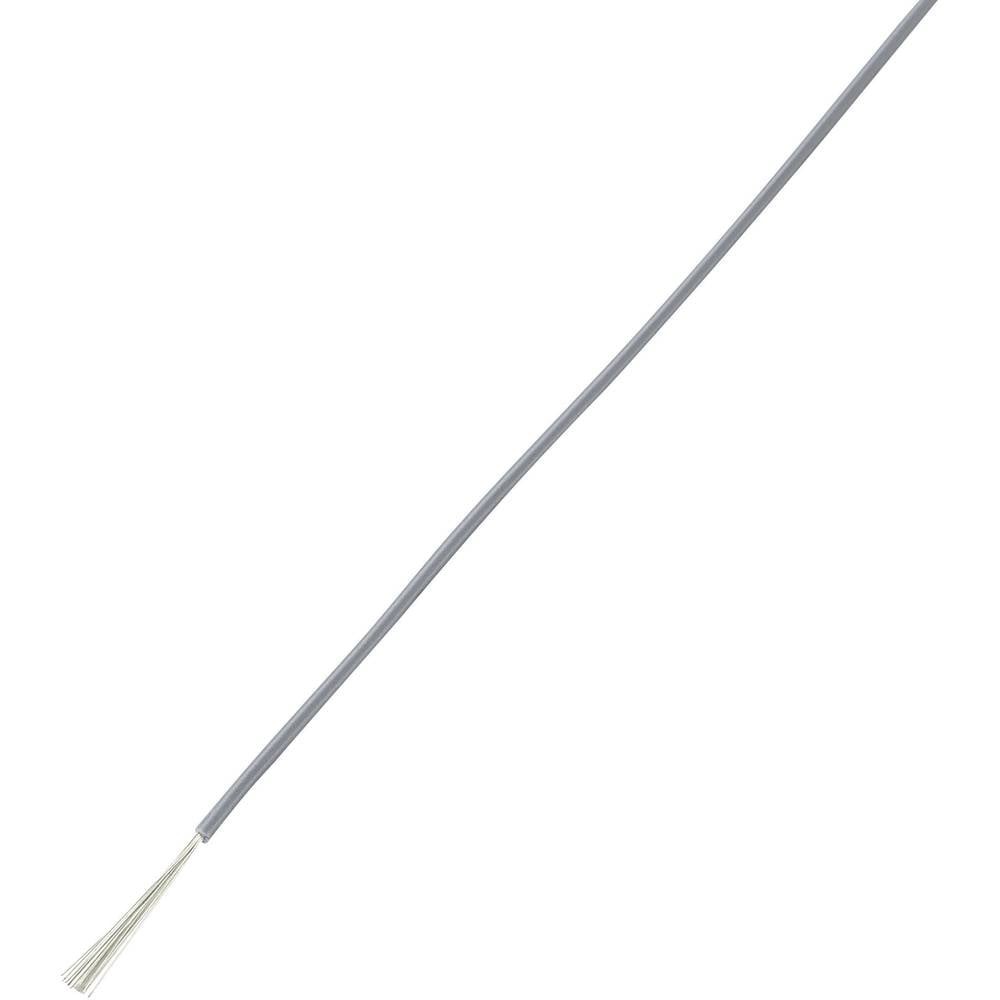 Fil de câblage LiY TRU COMPONENTS gris 0.22 mm² : la précision industrielle en bobine de 100 m