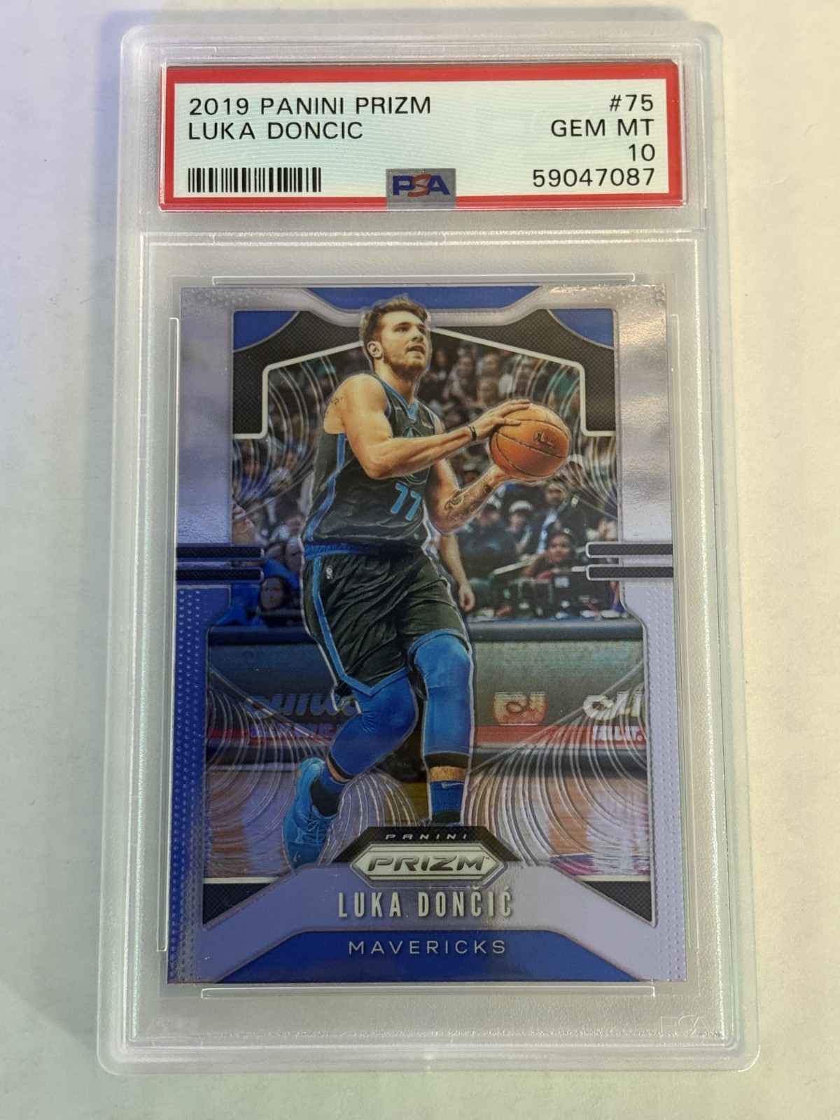 2019-20 Panini Prizm Luka Doncic #75 PSA 10 GEM MT