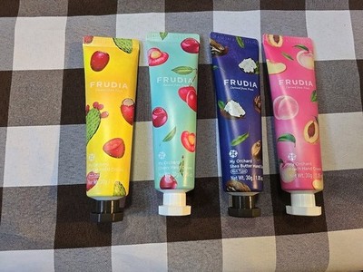 Lot 4 Frudia My Orchard Hand Creams Cherry Cactus Peach Shea Butter 30g Sealed