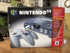 Nintendo 64 Caja Solo N64 Versión PAL Con Inserto De Poliestireno