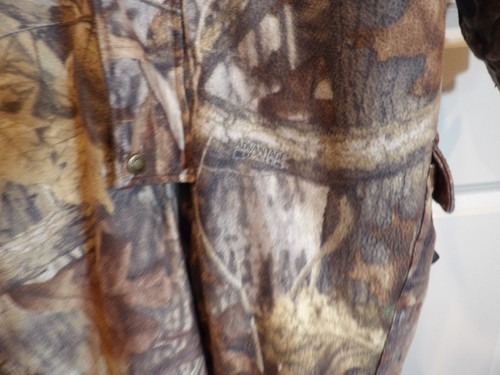 Cabelas Coveralls Mens L Camo Hunting Hooded Cargo Mossy Oak Breakup Dry Plus - Picture 4 of 10