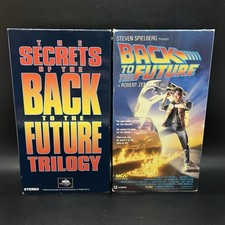 Lot Of 2 Back To The Future Secrets Of The Trilogy VHS Tested