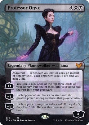Professor Onyx *Borderless* - STX-BF - NM - Magic The Gathering - MTG