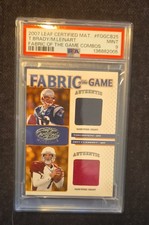 2007 Leaf Certified Materials - Fabric of the Game Combos Tom Brady, Matt...