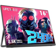 UPERFECT Portable Monitor 16'' 2560x1600 240Hz Gaming Display USB-C HDMI Monitor