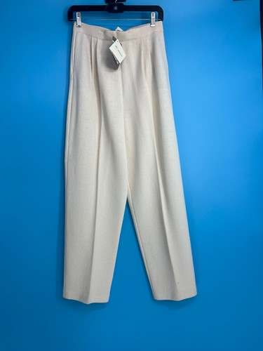 $365 NWT St. John Collection by Mary Gray Santana Knit Wide Leg Wool Blend Pants