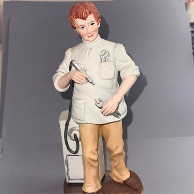 Vintage Lefton Dentist Figurine Gift Sculpture Antique Japan Tooth Pull Teeth 2