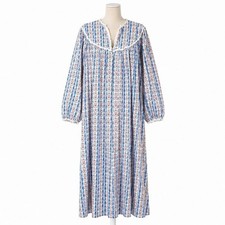 Vintage 80s Lanz Salzburg Floral Heart Lace Maxi Nightgown Size L Cottagecore