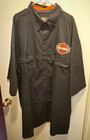 Harley-Davidson Men's 5XL Black Short Sleeve Mechanic Work Shirt Button Up New