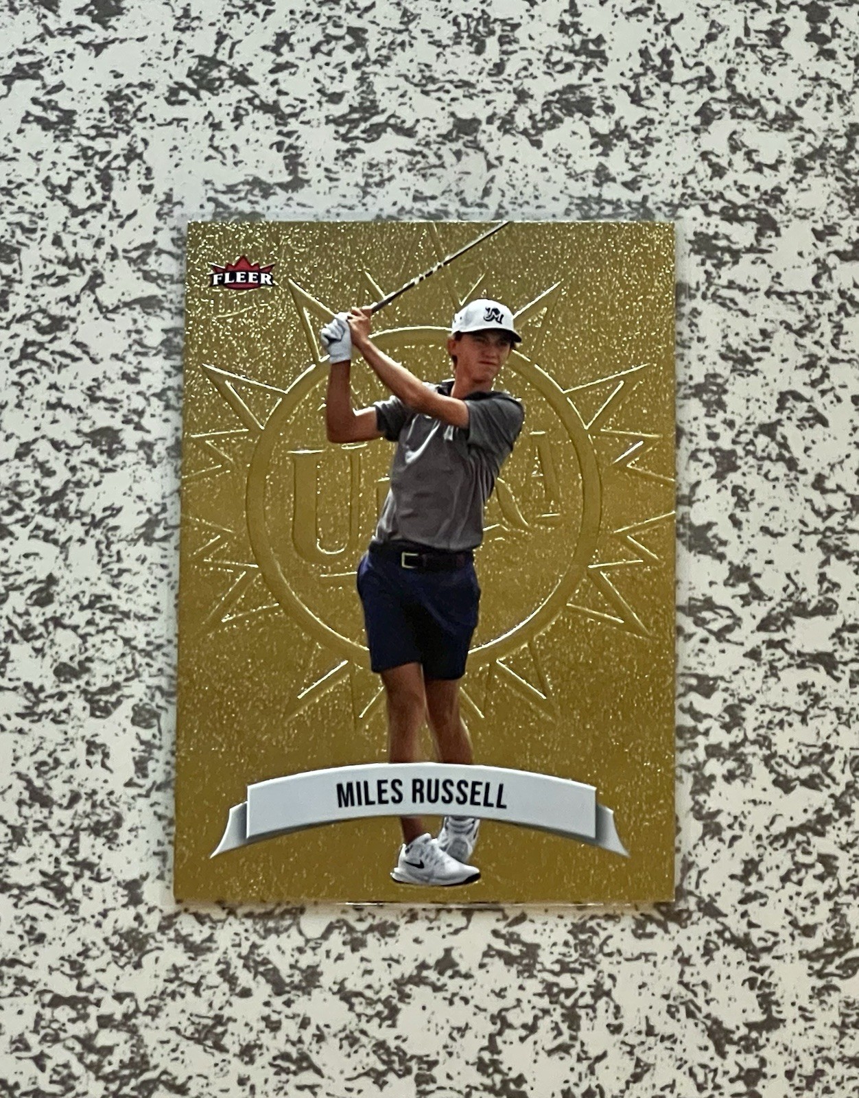 2026 Upper Deck Fleer Ultra Golf Miles Russell Gold Medallions #152/200 No. M-28