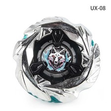 UX-08 Silver Wolf Beyblade X Starter BX Series Metal Fusion Gyro With Launcher