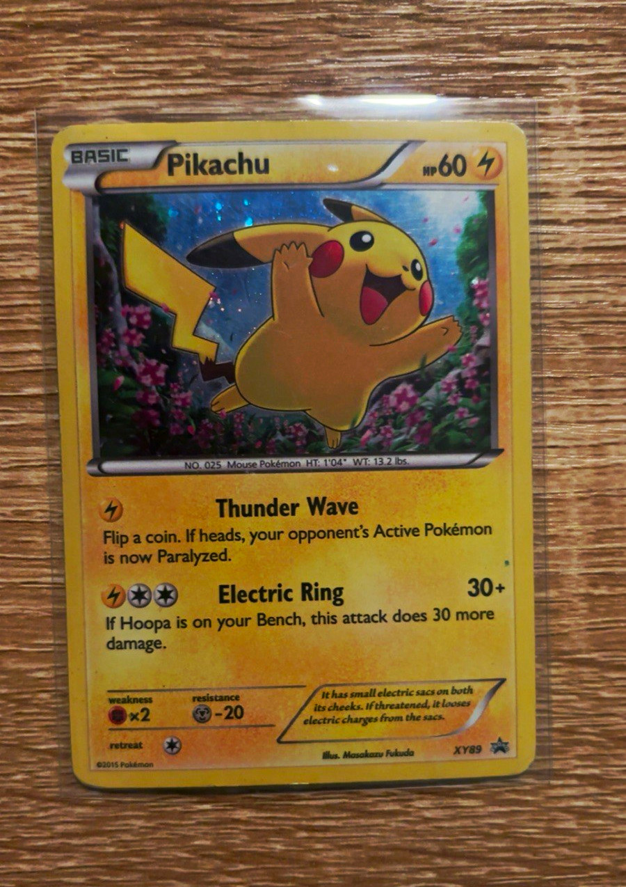 Pokemon TCG Pikachu XY89 Collector Chest XY Holo Promo Card English 60 HP