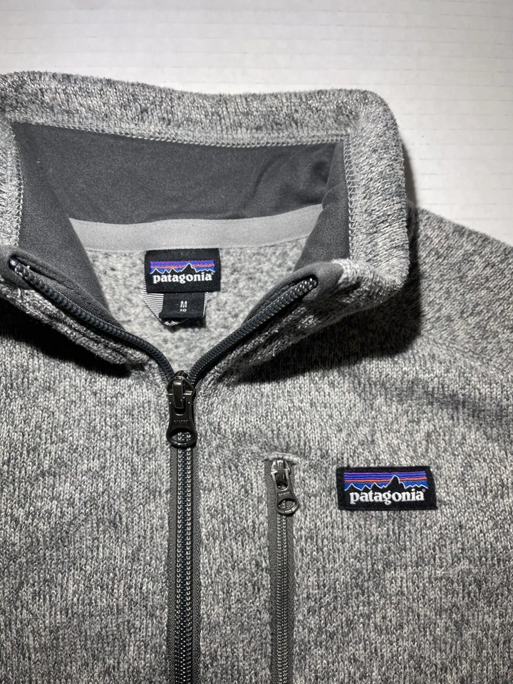 Suéter Patagonia Better 1/4 Cremallera Niño Talla Mediana (10) Lavado a Piedra Pullover Chaqueta Foto 2 de 4