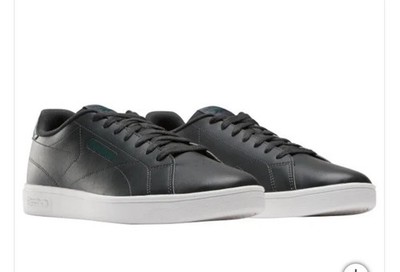 Reebok Mens Court Clean Athletic Sneaker - Casual Black Fashion Shoe for Men