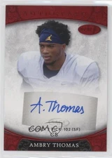 2021 Sage Aspire Red Ambry Thomas #ASP-122 Rookie Auto RC s1i