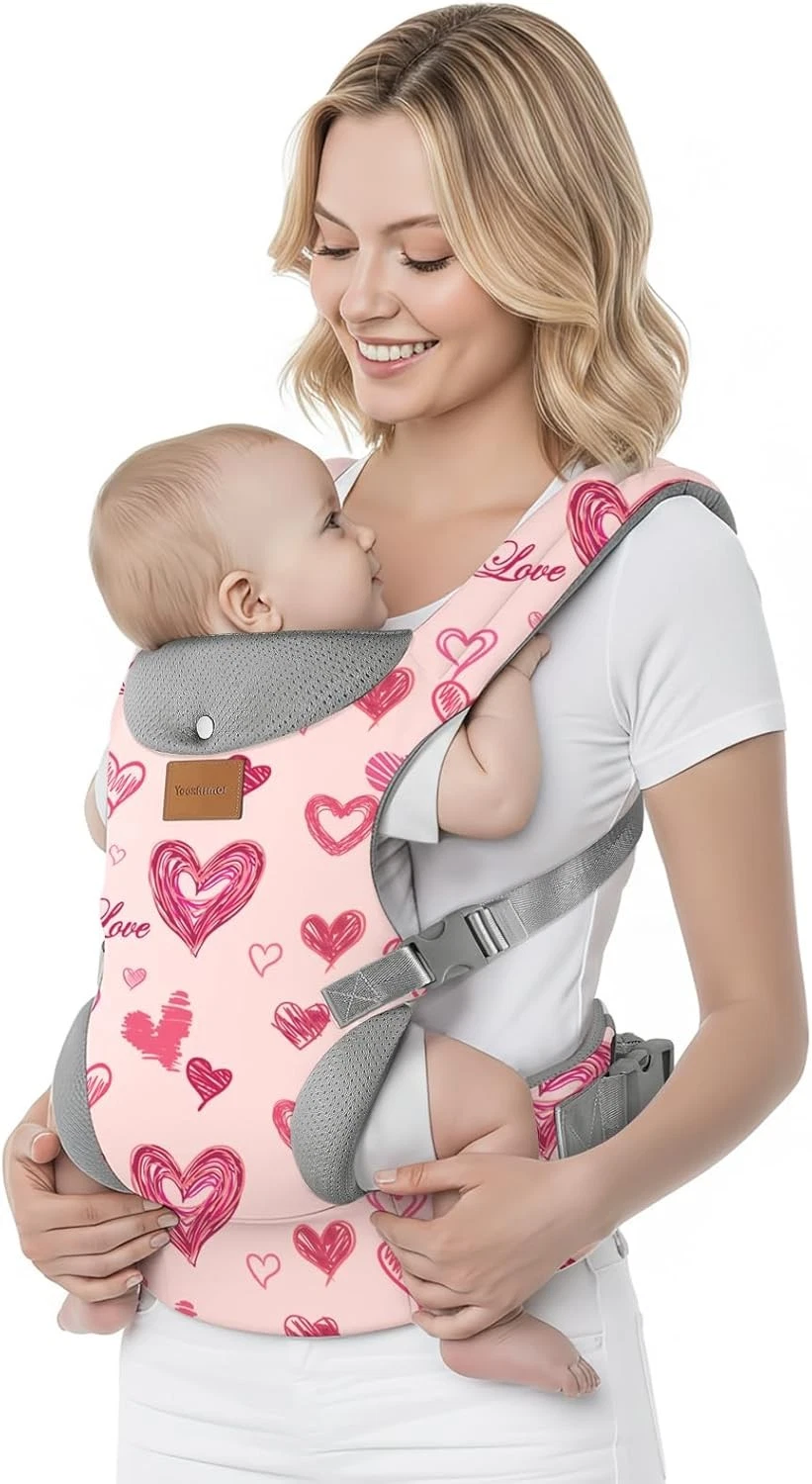 Baby Carrier Newborn to Toddler 4-36 Months Ergonomic Adjustable Hands-Free