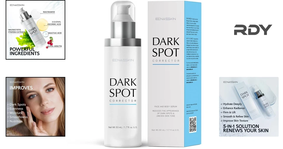 Potente suero de tratamiento de manchas oscuras para todo tipo de piel - 1,7 OZ potenciador de la luminosidad Foto 2 de 4