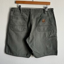 Carhartt B203 DMS green work wear carpenter shorts