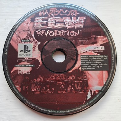 ECW Hardcore Revolution PS1 Spiel nur Disc Sony Playstation One Retro Wrestling
