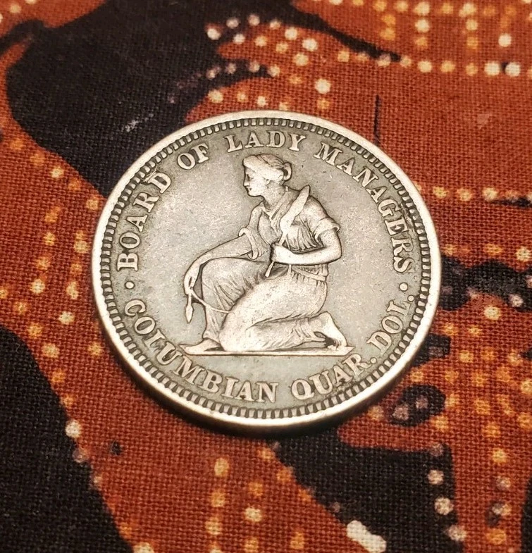 1893 Queen Isabella/Columbian Exposition Quarter USA 25c Commemorative Rare - Image 4 of 4