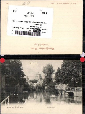 131345,Gruss aus Bruck a.d. Leitha Schloss Idylle 1905