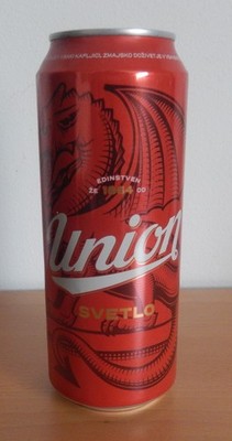 UNION PIVO BEER EMPTY CAN 0,5L  Collector's  can