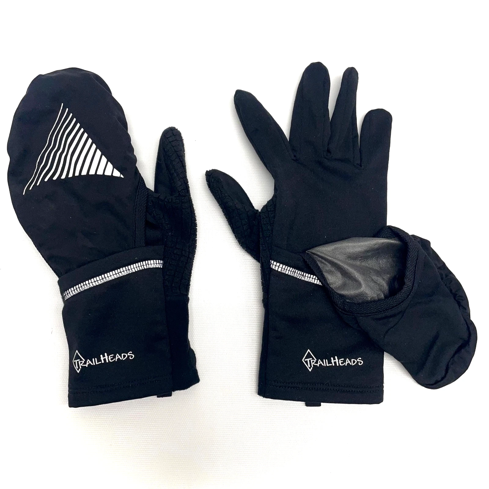 TrailHeads Women's M/L Running Gloves Mittens Convertible Waterproof Reflective
Opens in a new windo