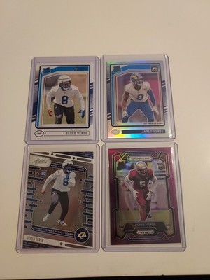  Jared Verse 2024 Mega RC Lot Donruss Optic Absolute Prizm /75 Los Angeles Rams